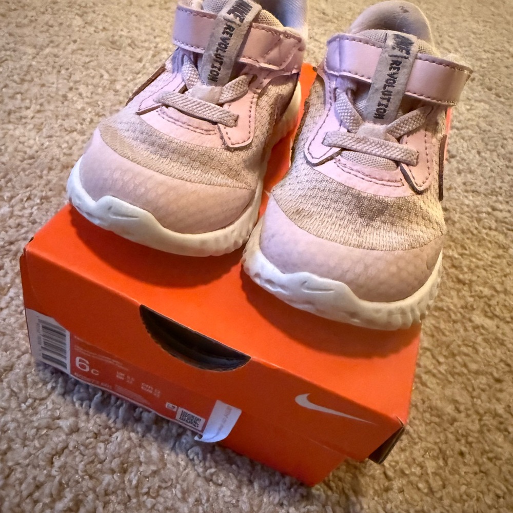 Nike Kids Light Pink Sneakers